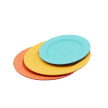 Good Quality Bamboo Fiber Plate Healthy Unbreakable Reusable Dinnerware